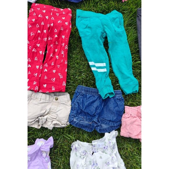 Baby Girl Clothes Lot 18-24 mo 18 Pcs Variety Primary Gymboree Garanimals - Picture 5 of 11